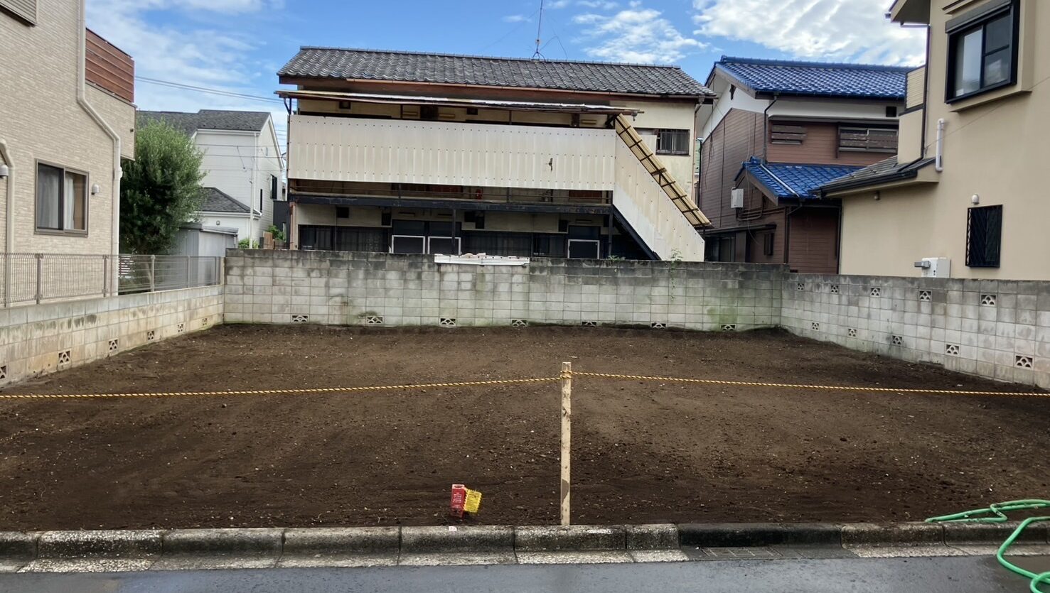 西東京市南町の解体工事の画像