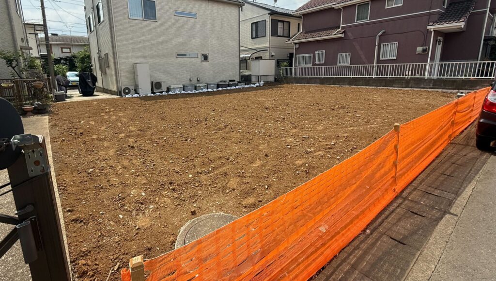 我孫子市台田の解体工事