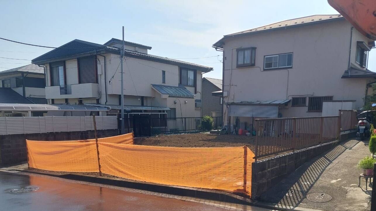 横浜市保土ヶ谷区法泉の解体工事の画像