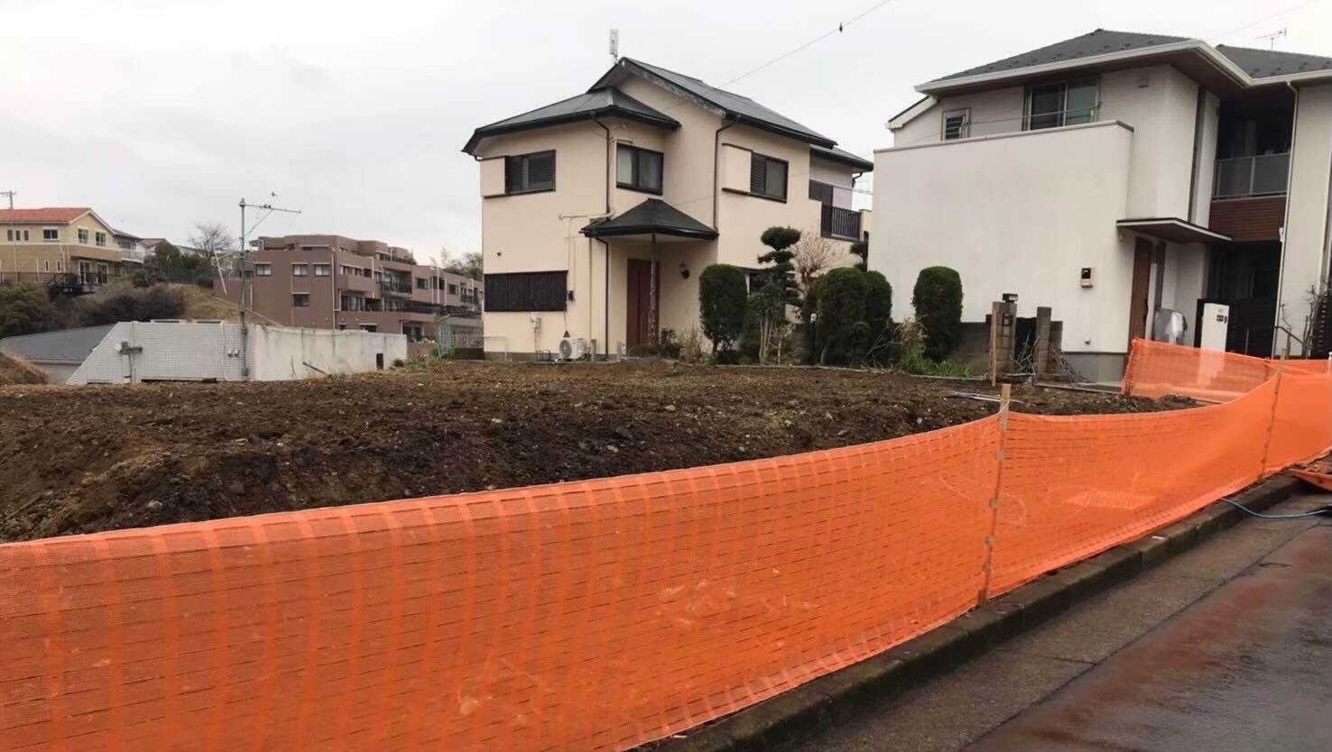 横浜市南区六ッ川の解体工事の画像