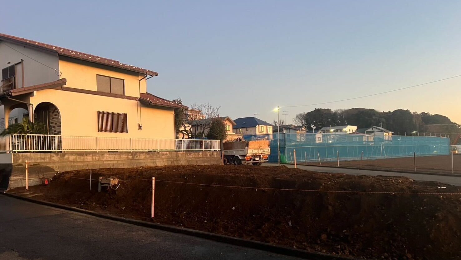 横浜市泉区上飯田町の解体工事の画像