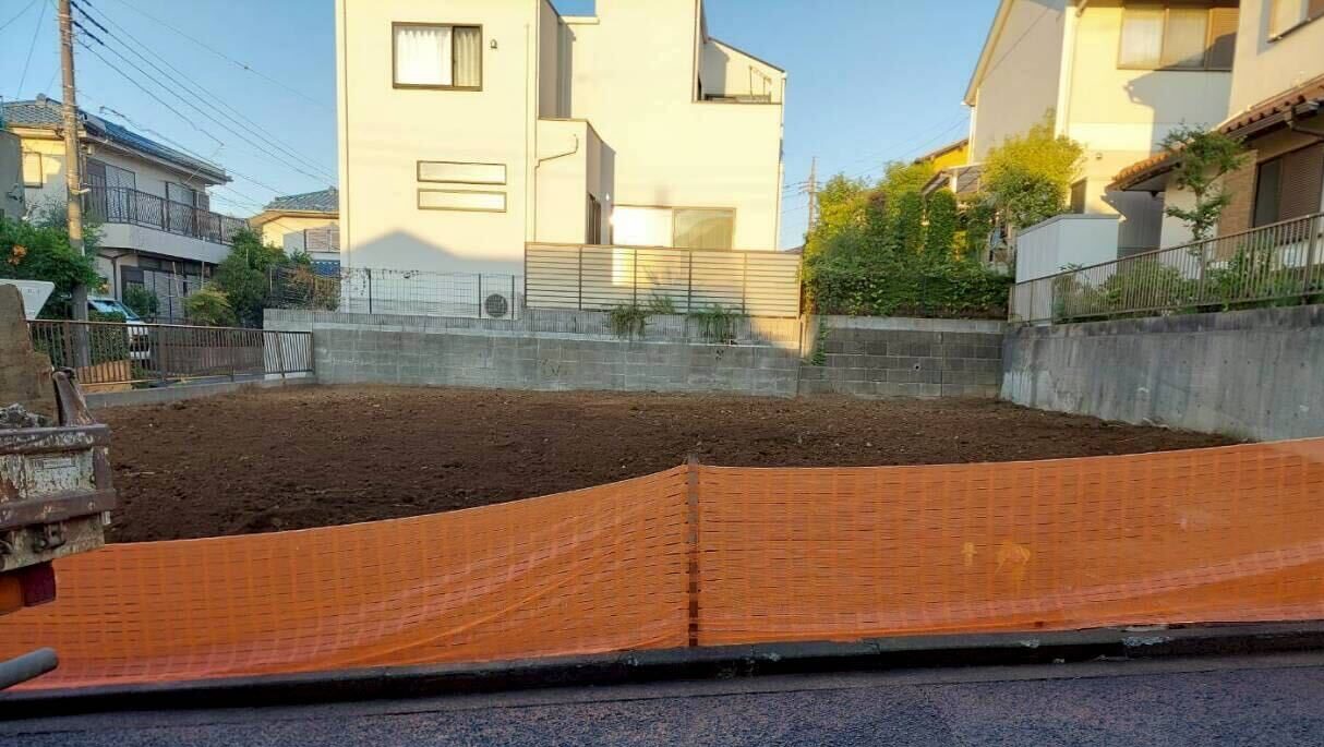 横浜市都筑区東山田の解体工事の画像