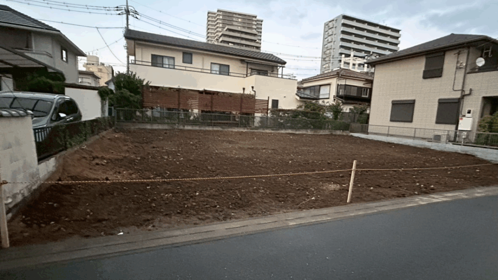 草加市谷塚の解体工事