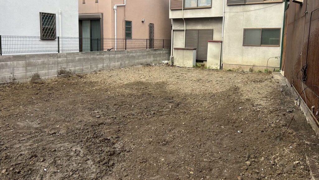 大田区東六郷の解体工事