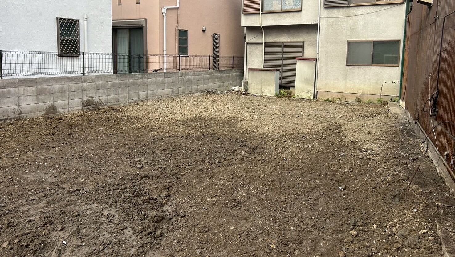 大田区東六郷の解体工事の画像