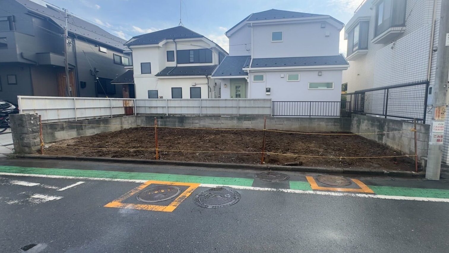横浜市港北区大曾根台の解体工事の画像