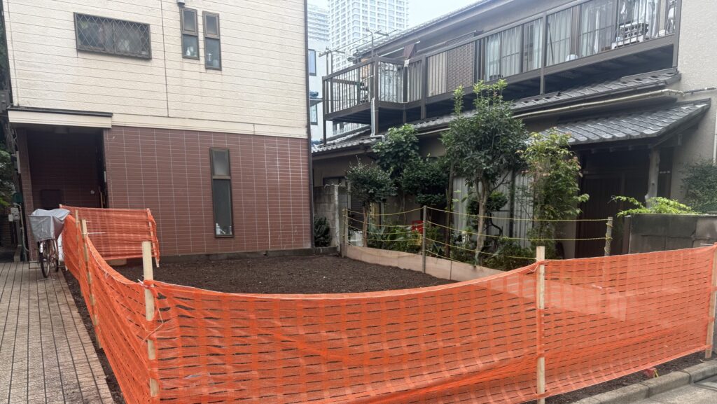 品川区小山の解体工事
