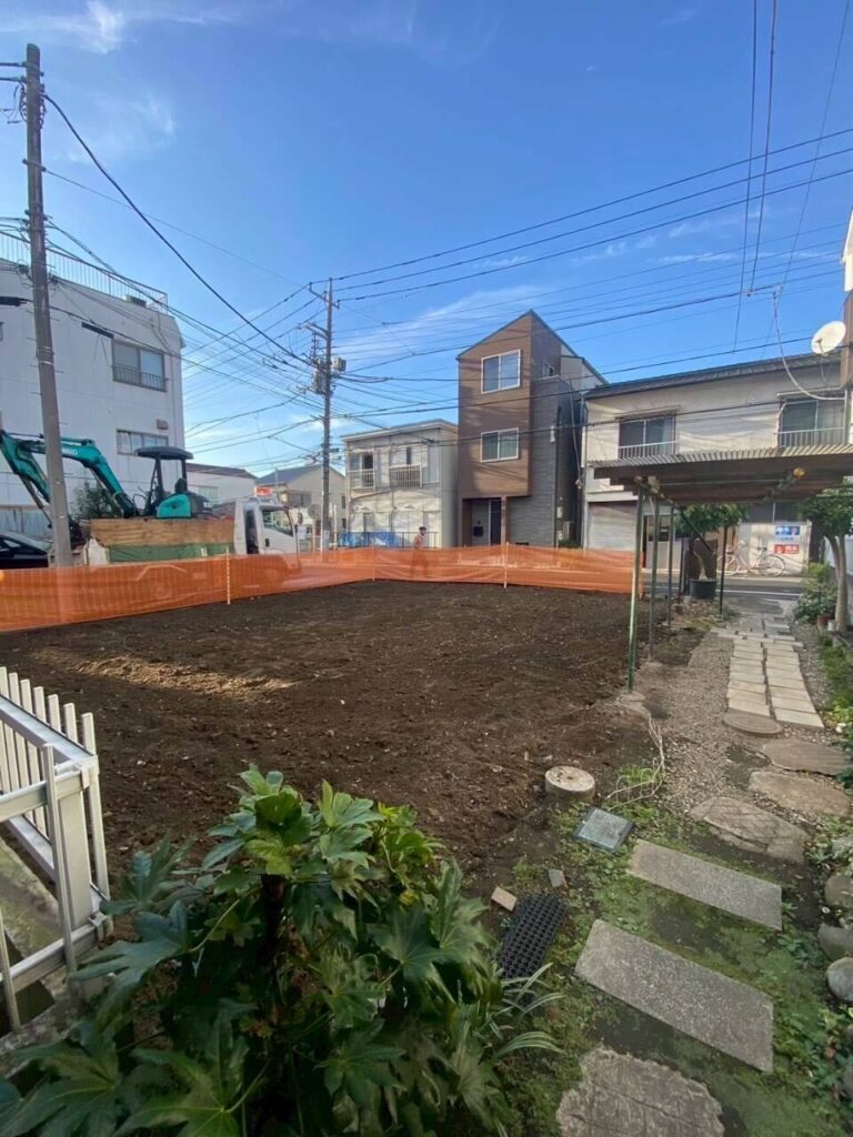 葛飾区小菅の解体工事