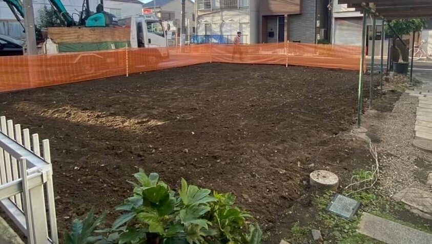葛飾区小菅の解体工事の画像