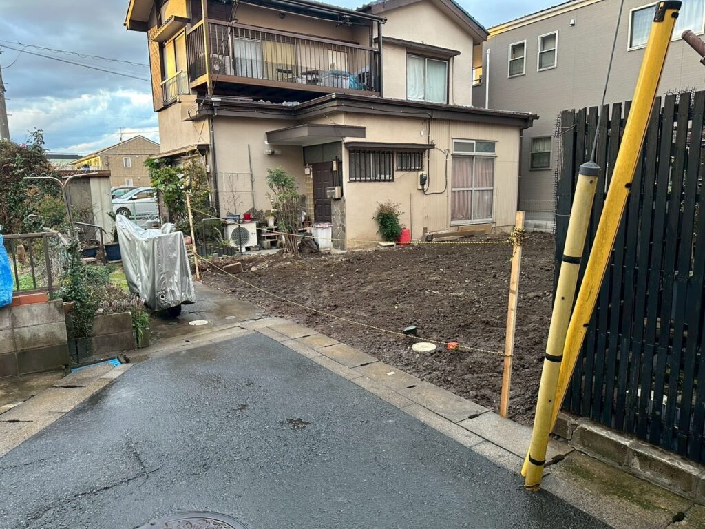 三郷市戸ヶ崎の解体工事