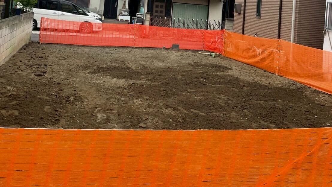 越谷市袋山の解体工事の画像