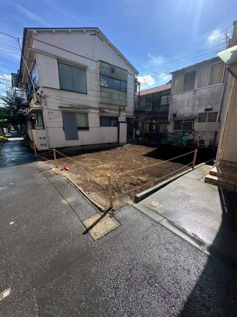 北区十条仲原の解体工事