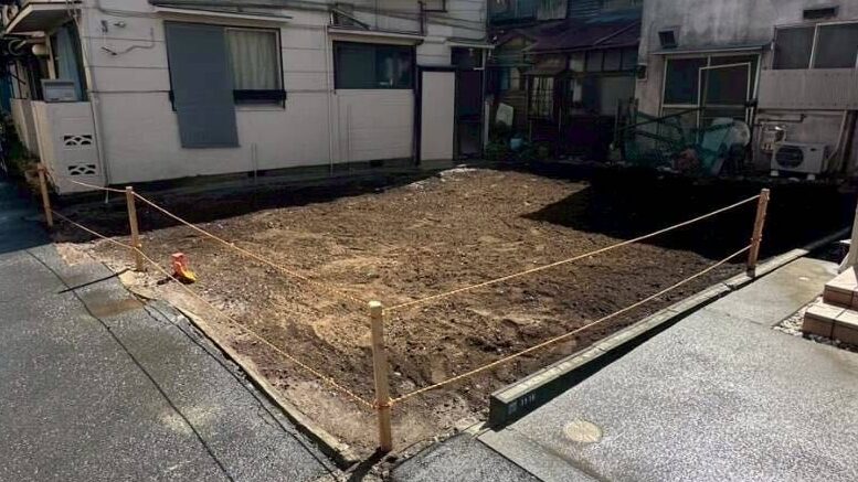 北区十条仲原の解体工事の画像