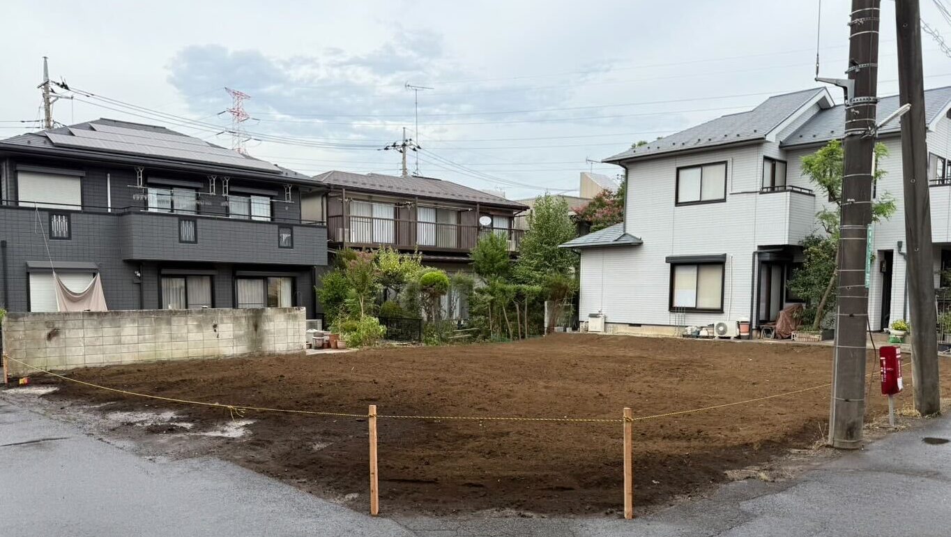国分寺市新町の解体工事の画像