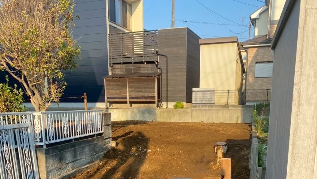 横浜市旭区中白根の解体工事
