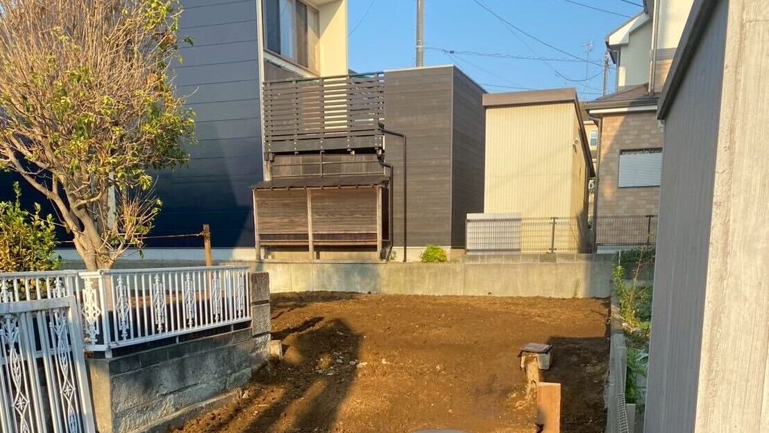 横浜市旭区中白根の解体工事の画像