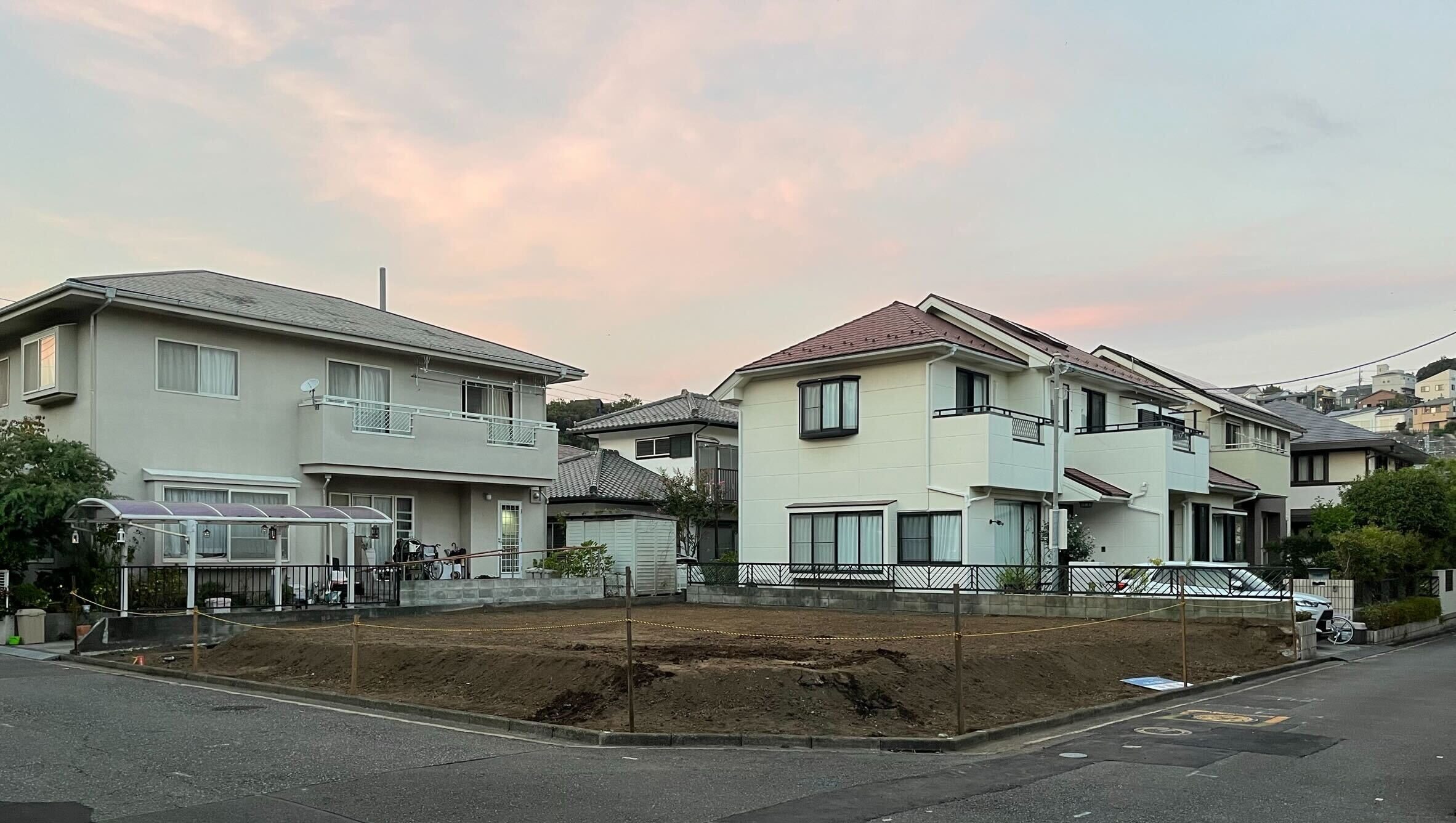藤沢市本藤沢の解体工事の画像