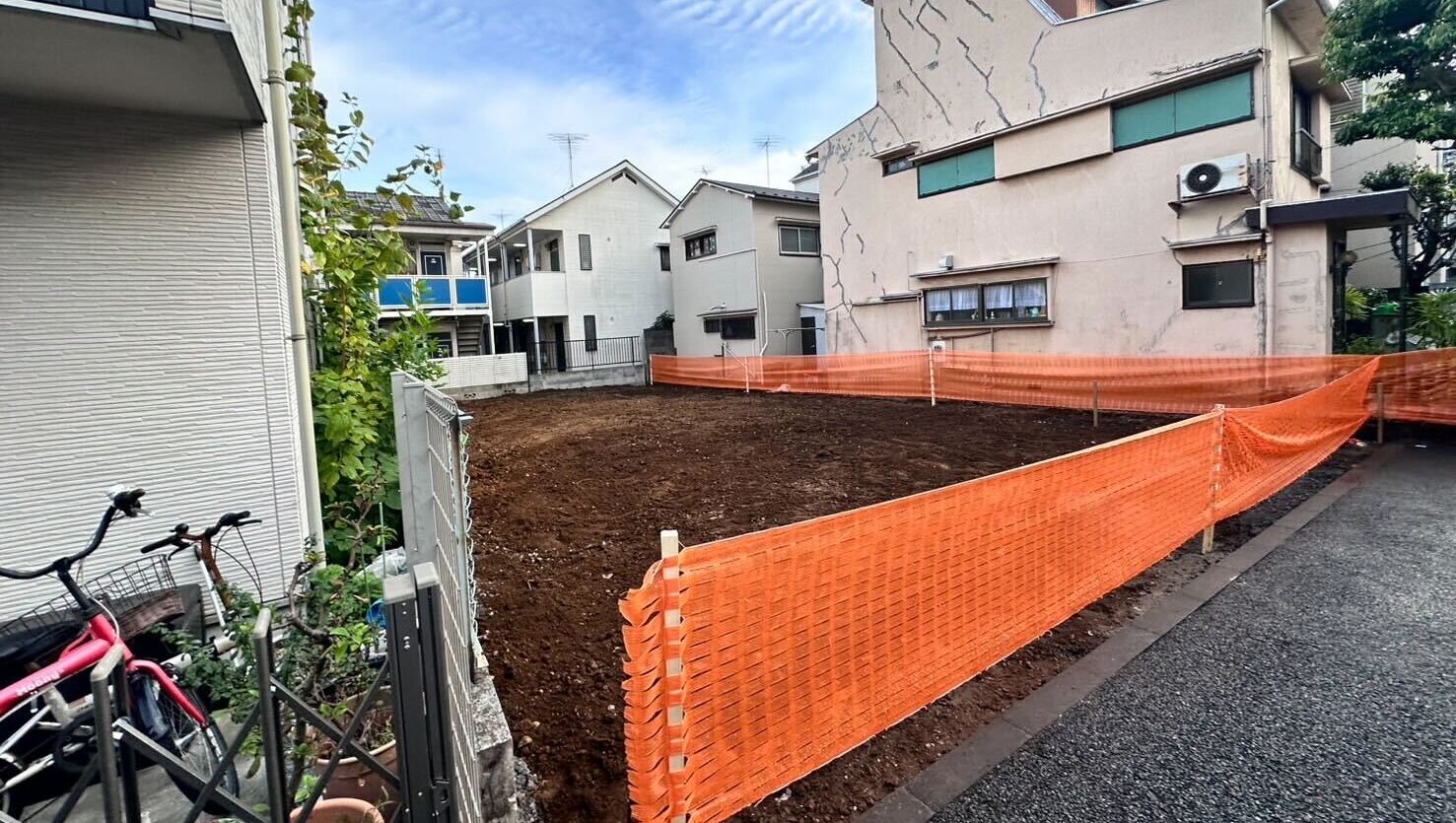 豊島区北大塚の解体工事の画像
