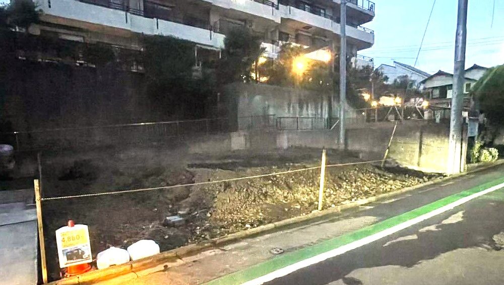 座間市入谷東の解体工事の画像