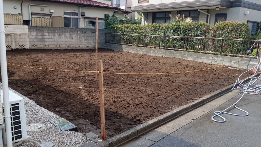 西東京市ひばりが丘北の解体工事