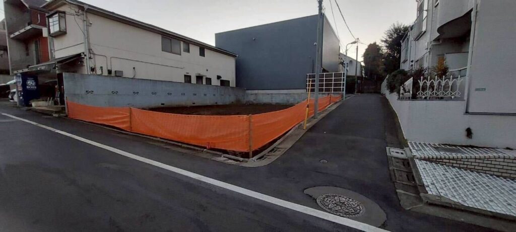 目黒区自由が丘の解体工事