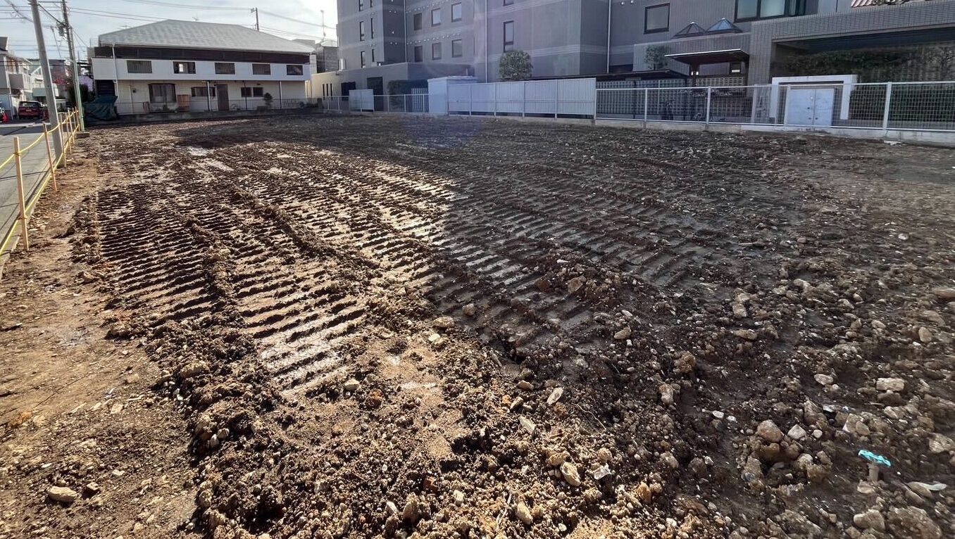 大田区西蒲田の解体工事の画像