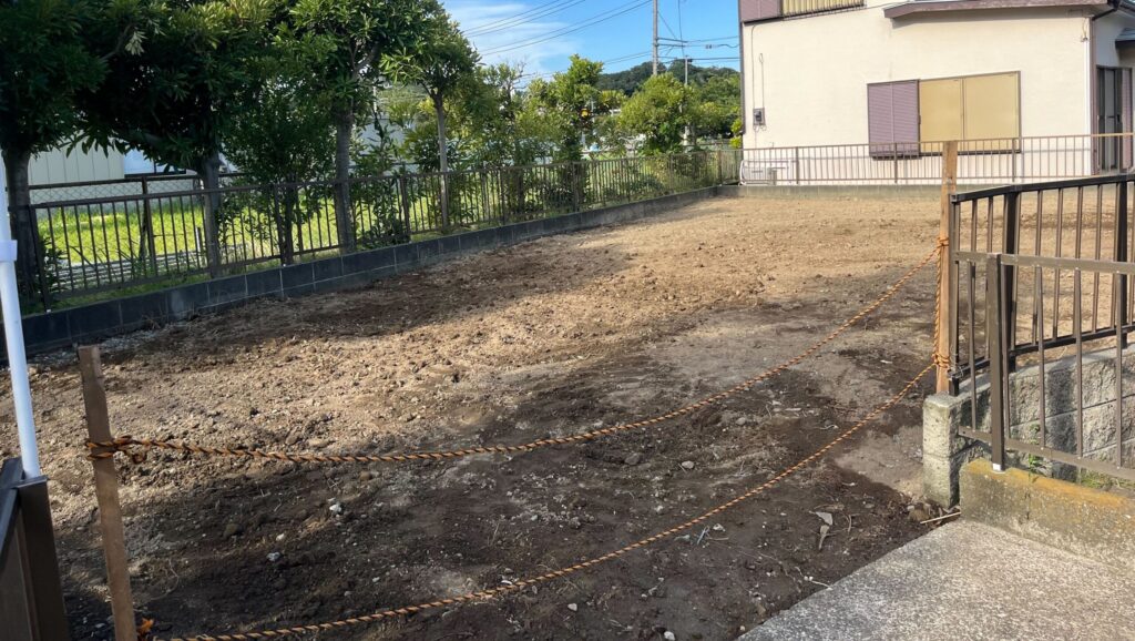 鎌倉市植木の解体工事