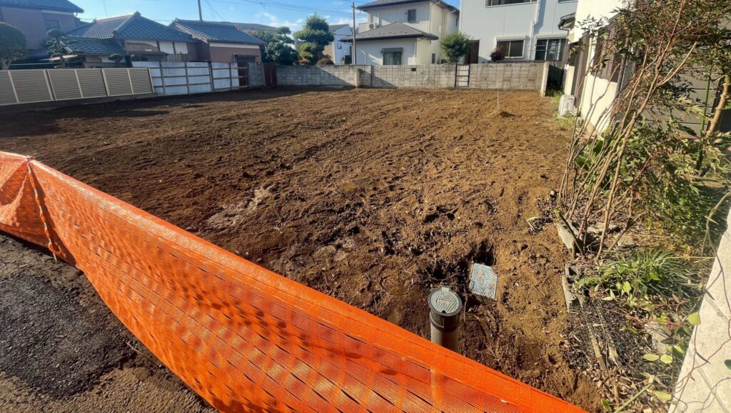 我孫子市台田の解体工事