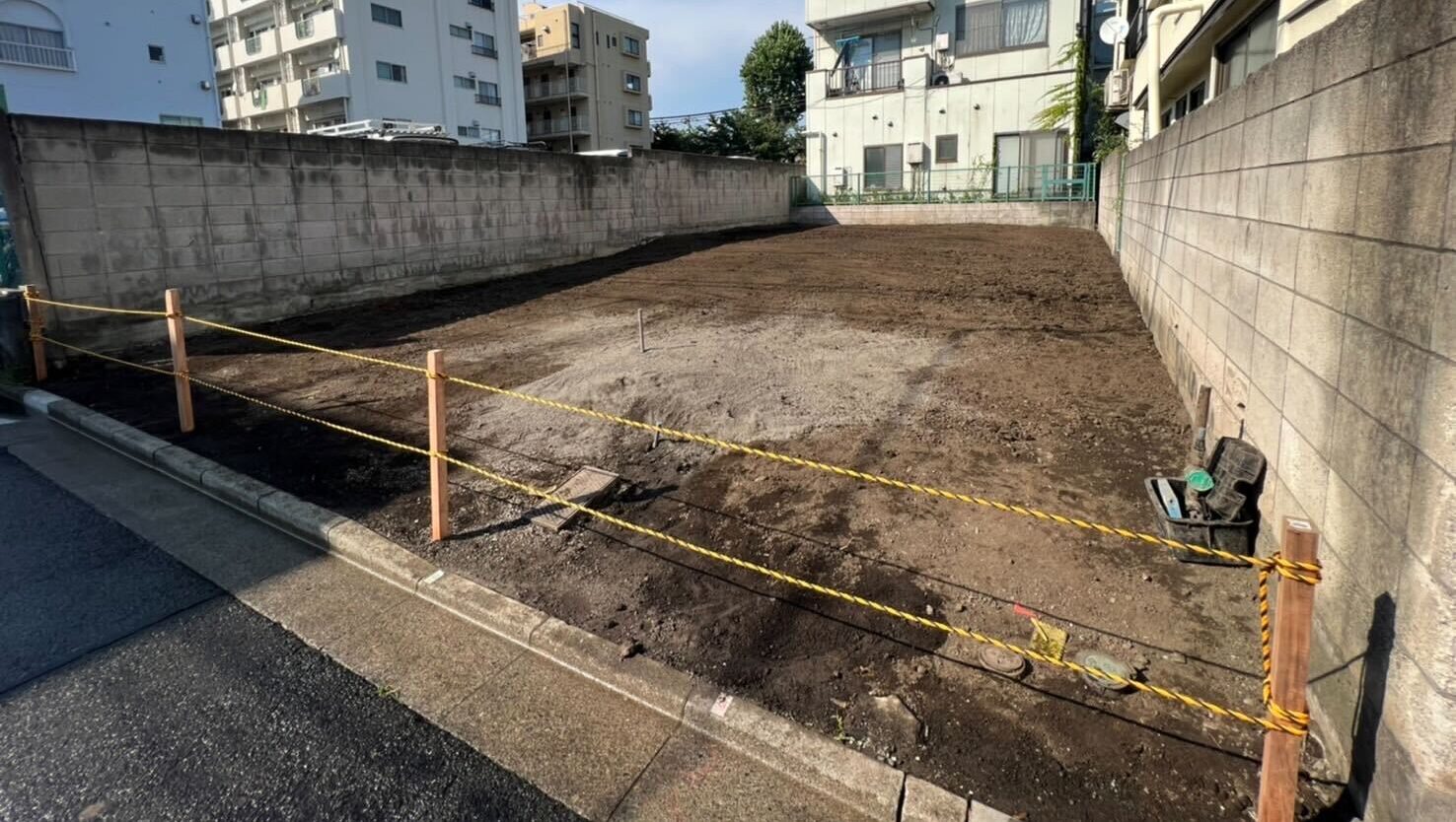 北区滝野川の解体工事の画像