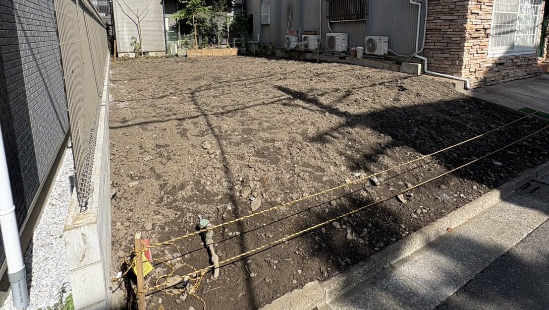 葛飾区堀切の解体工事の画像