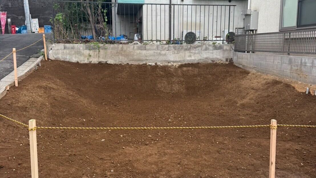 北区西ヶ原の解体工事の画像
