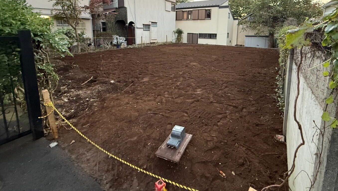 世田谷区北沢の解体工事の画像