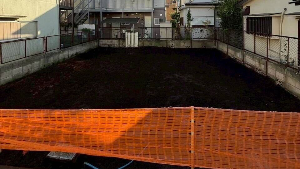練馬区西大泉の解体工事の画像