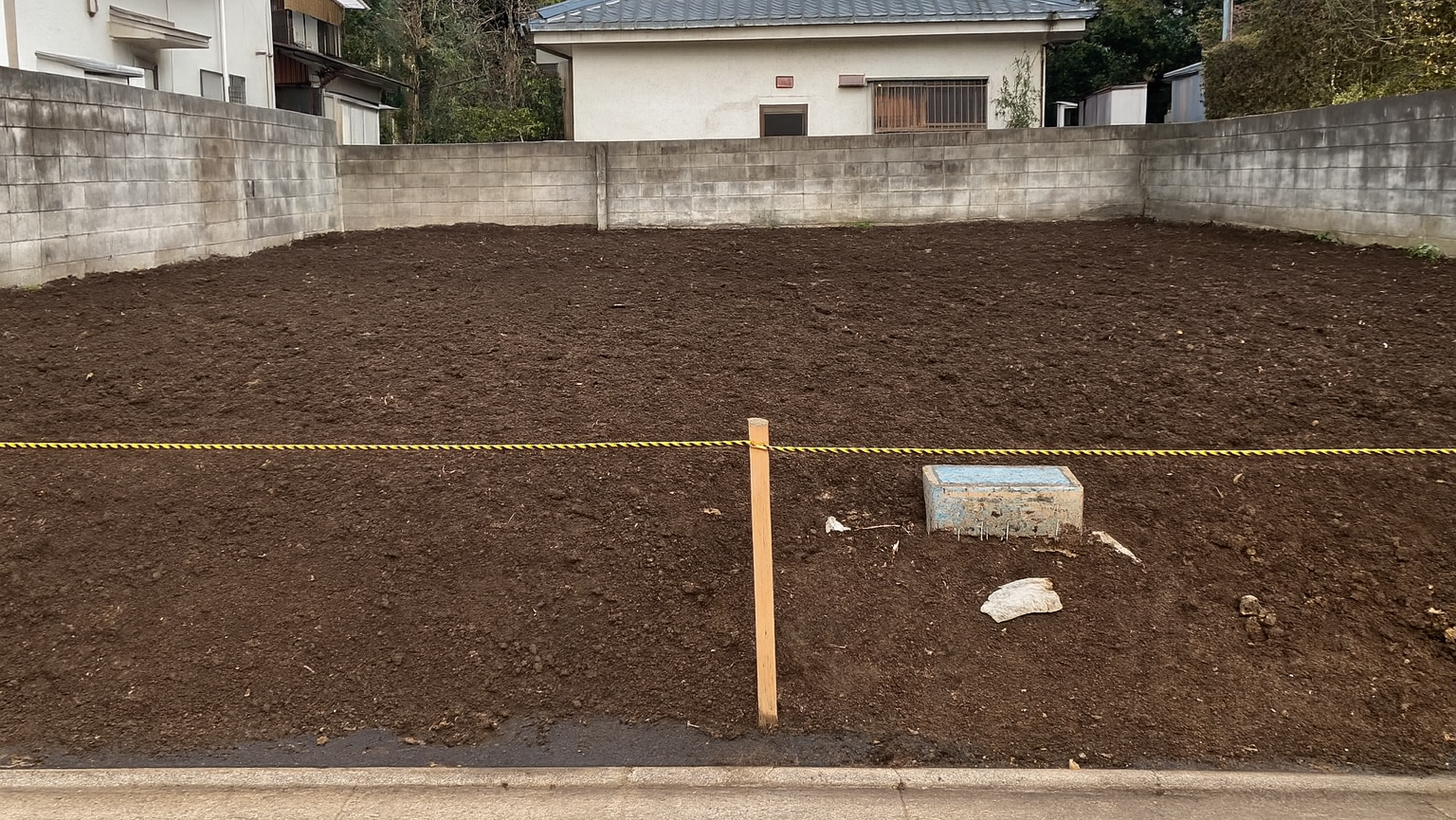 東久留米市南沢の解体工事の画像