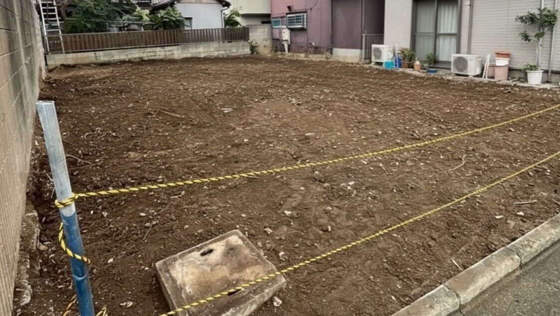 川崎市高津区北見方の解体工事の画像