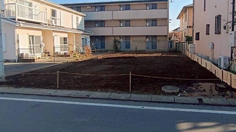 平塚市西八幡の解体工事の画像