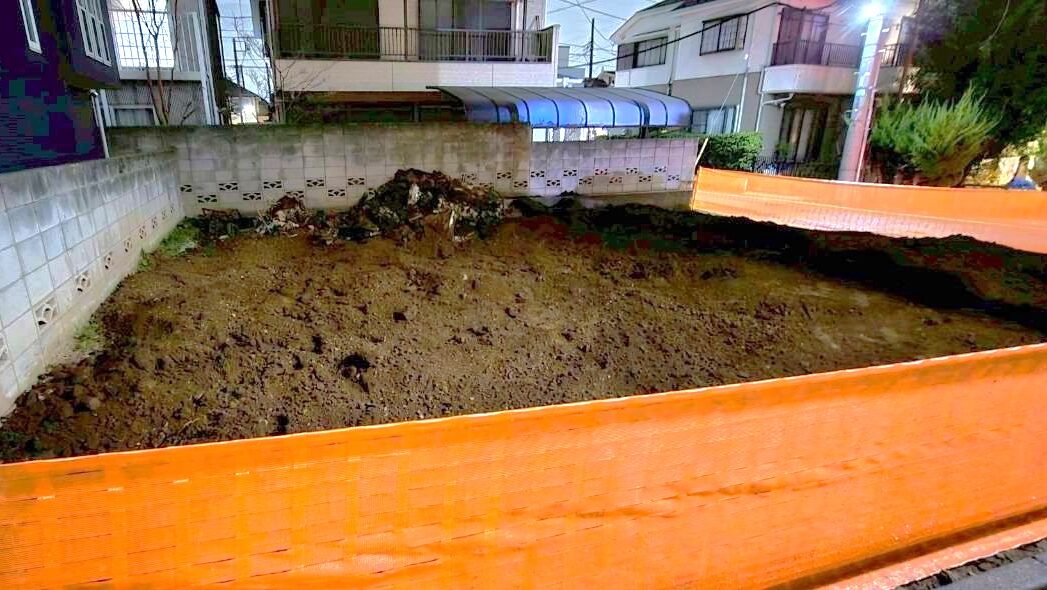 練馬区土支田の解体工事の画像