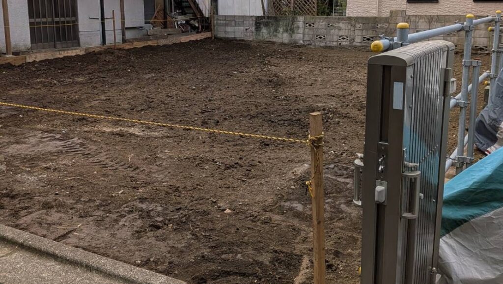 品川区中延の解体工事