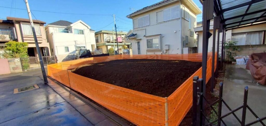 練馬区土支田の解体工事