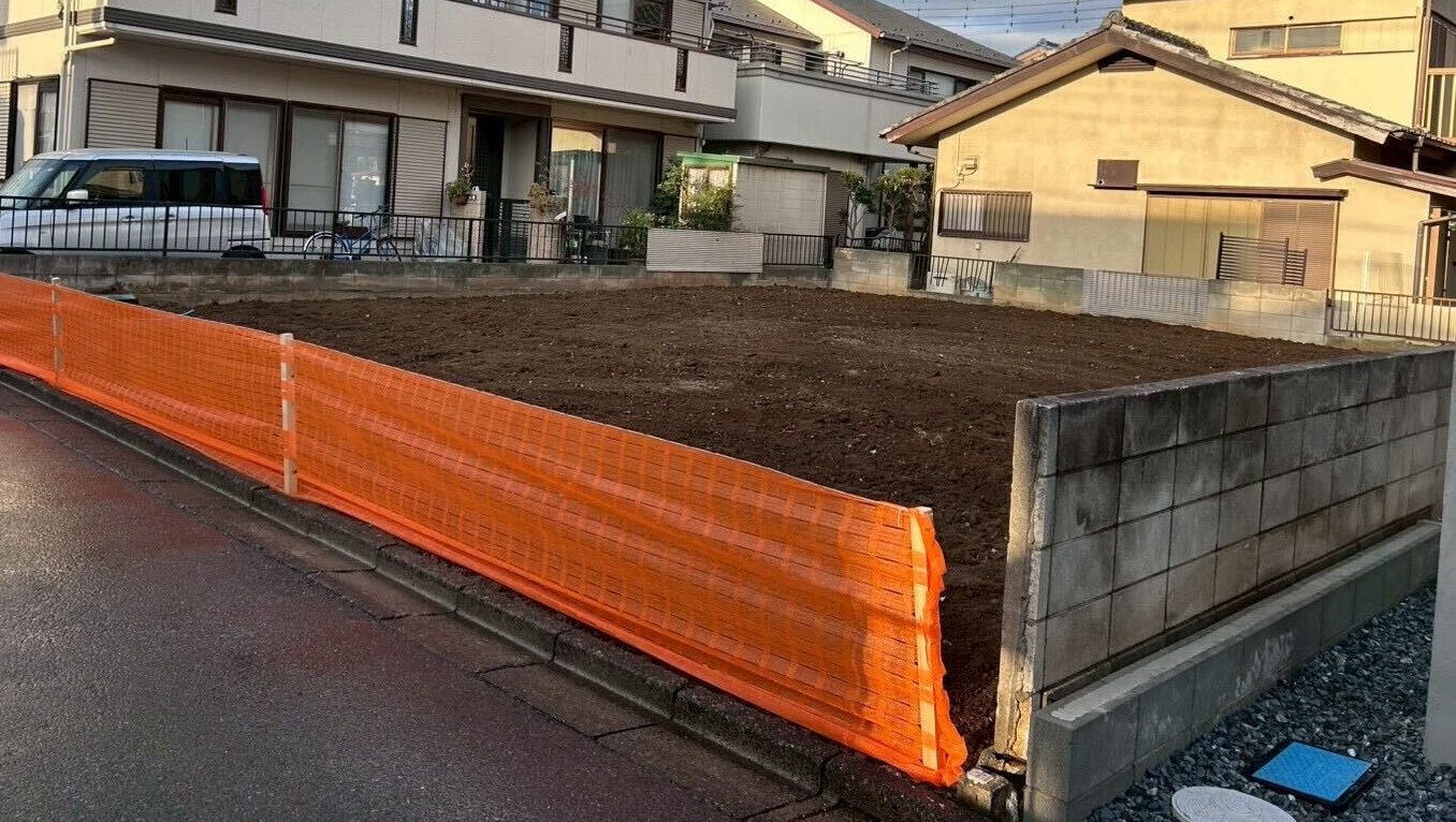 越谷市大沢の解体工事の画像