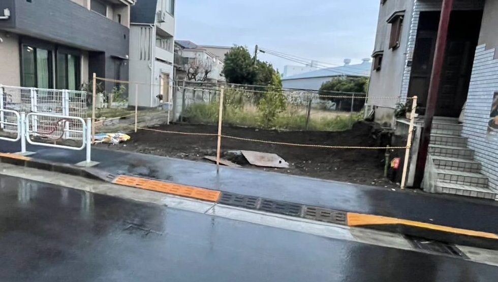 府中市矢崎町の解体工事の画像