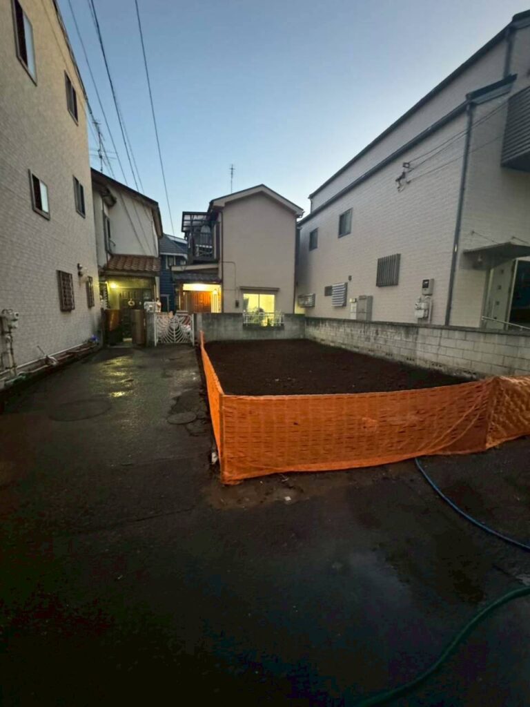 北区十条仲原の解体工事