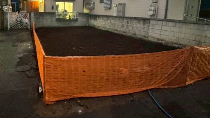 北区十条仲原の解体工事の画像