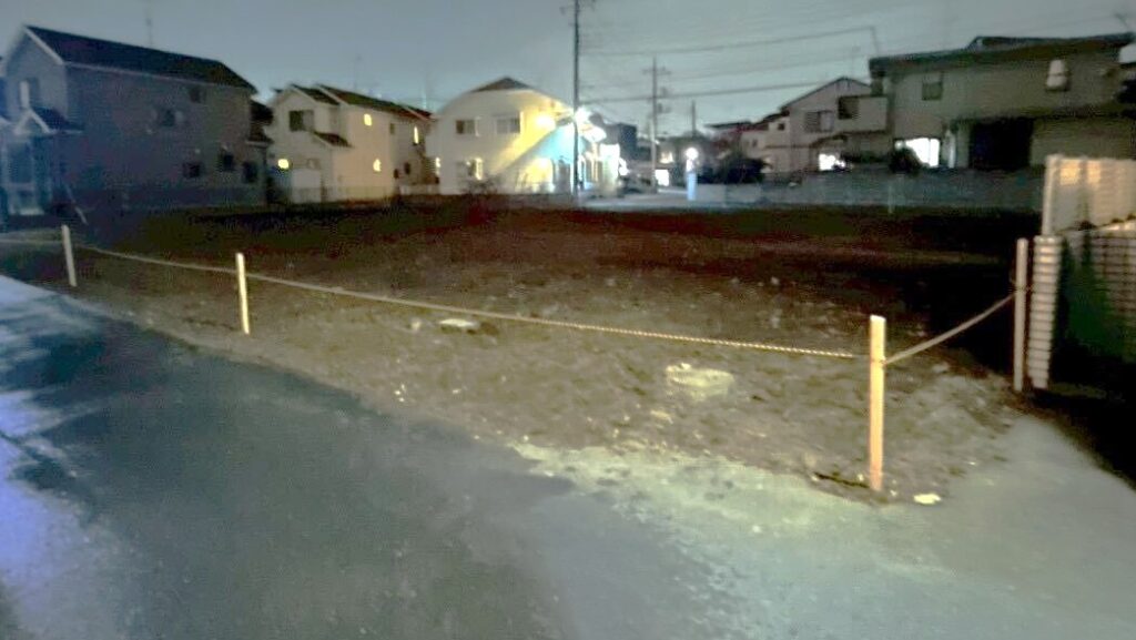 春日部市大枝の解体工事
