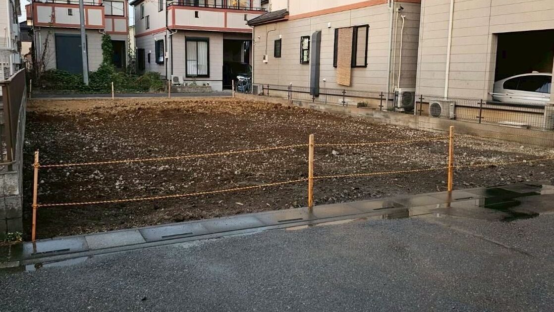 越谷市蒲生の解体工事の画像