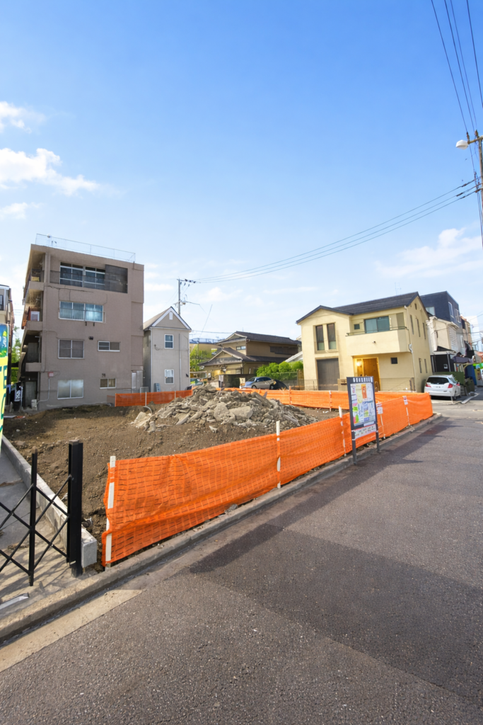荒川区東尾久の解体工事