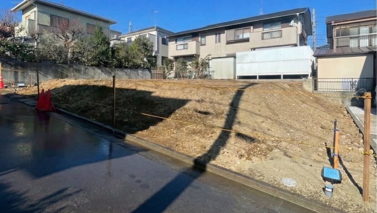 藤沢市大庭の解体工事の画像