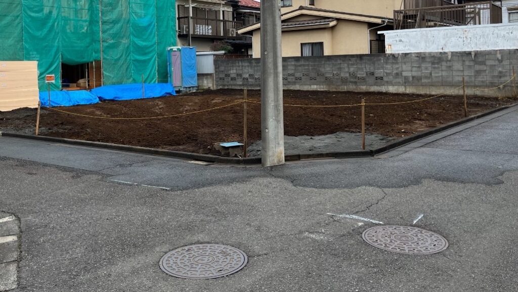 東大和市新堀の解体工事