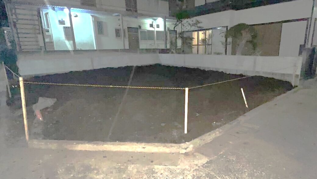 練馬区早宮の解体工事の画像