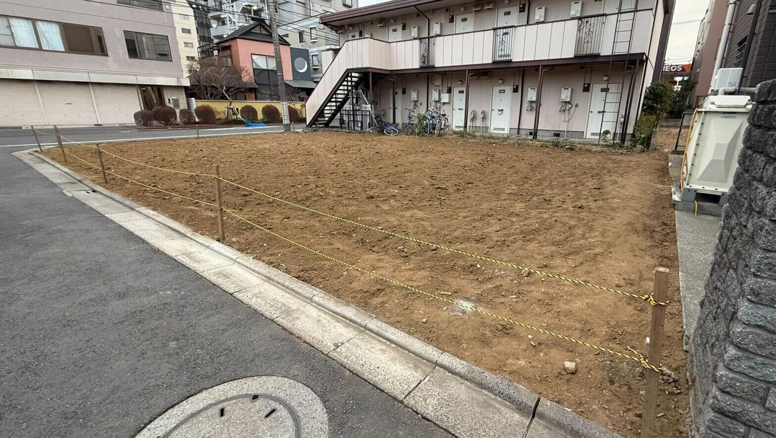 葛飾区亀有の解体工事の画像